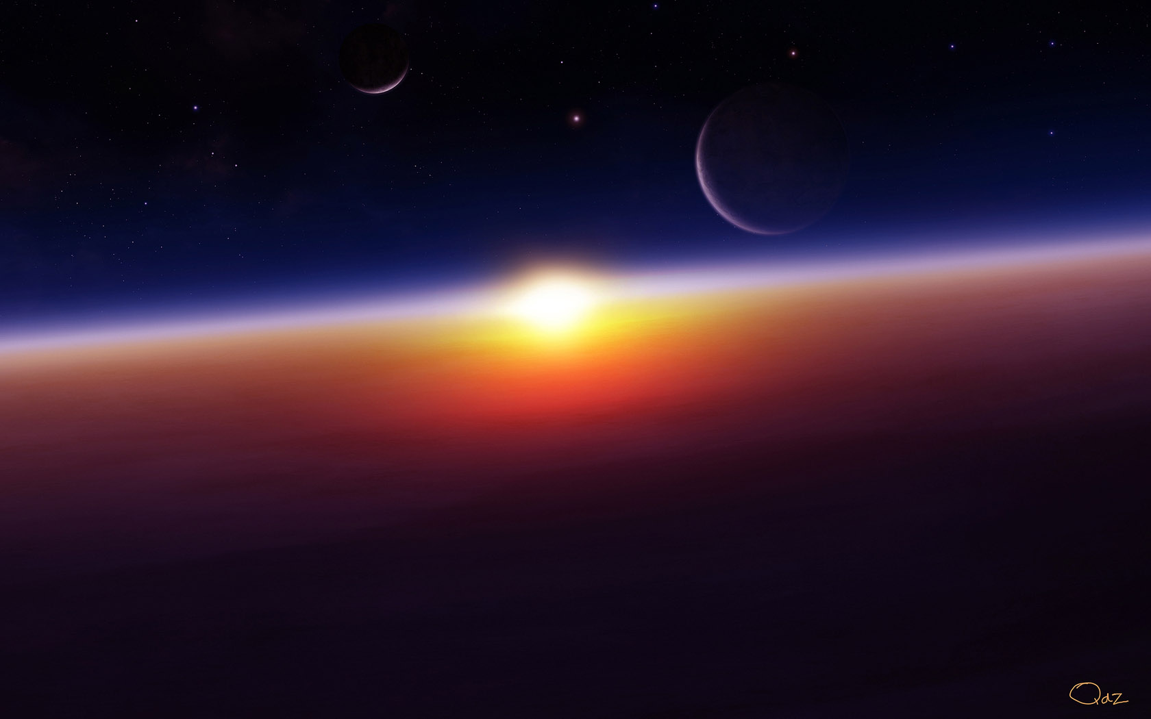 太空电脑桌面背景