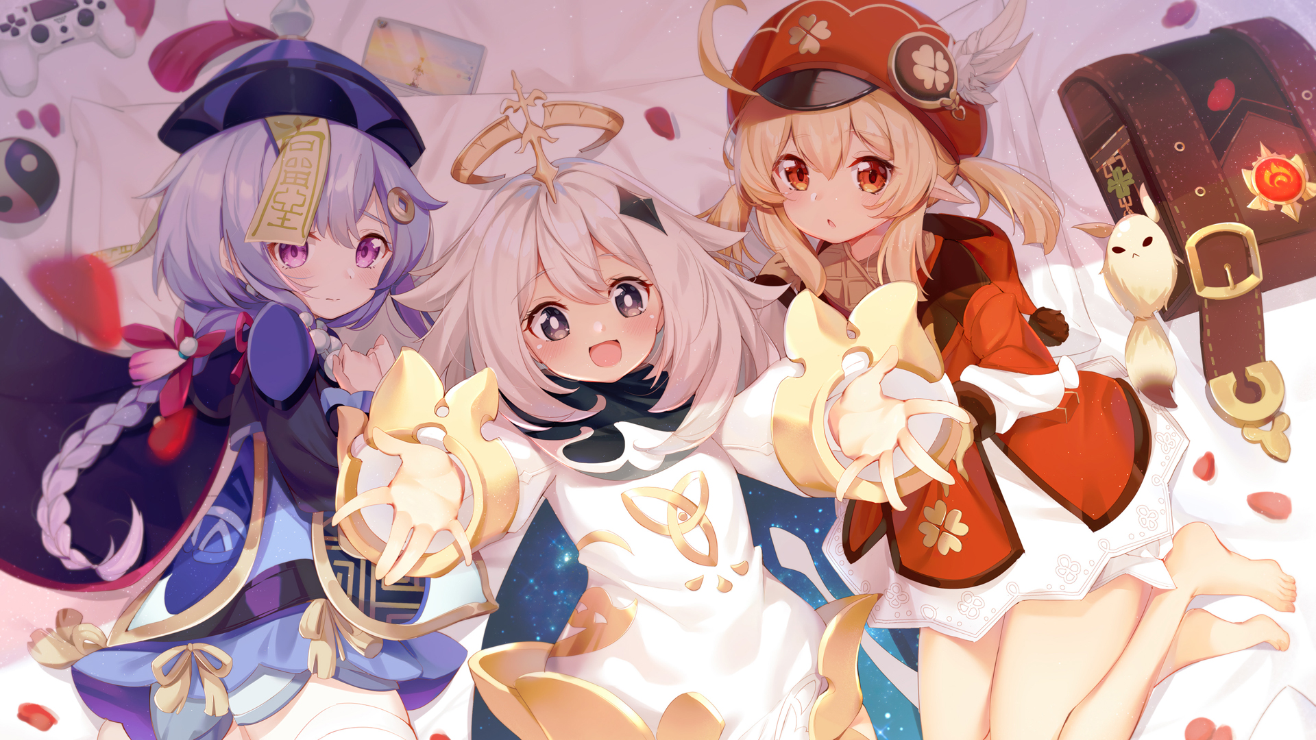 游戏 原神 可爱三个小女孩壁纸