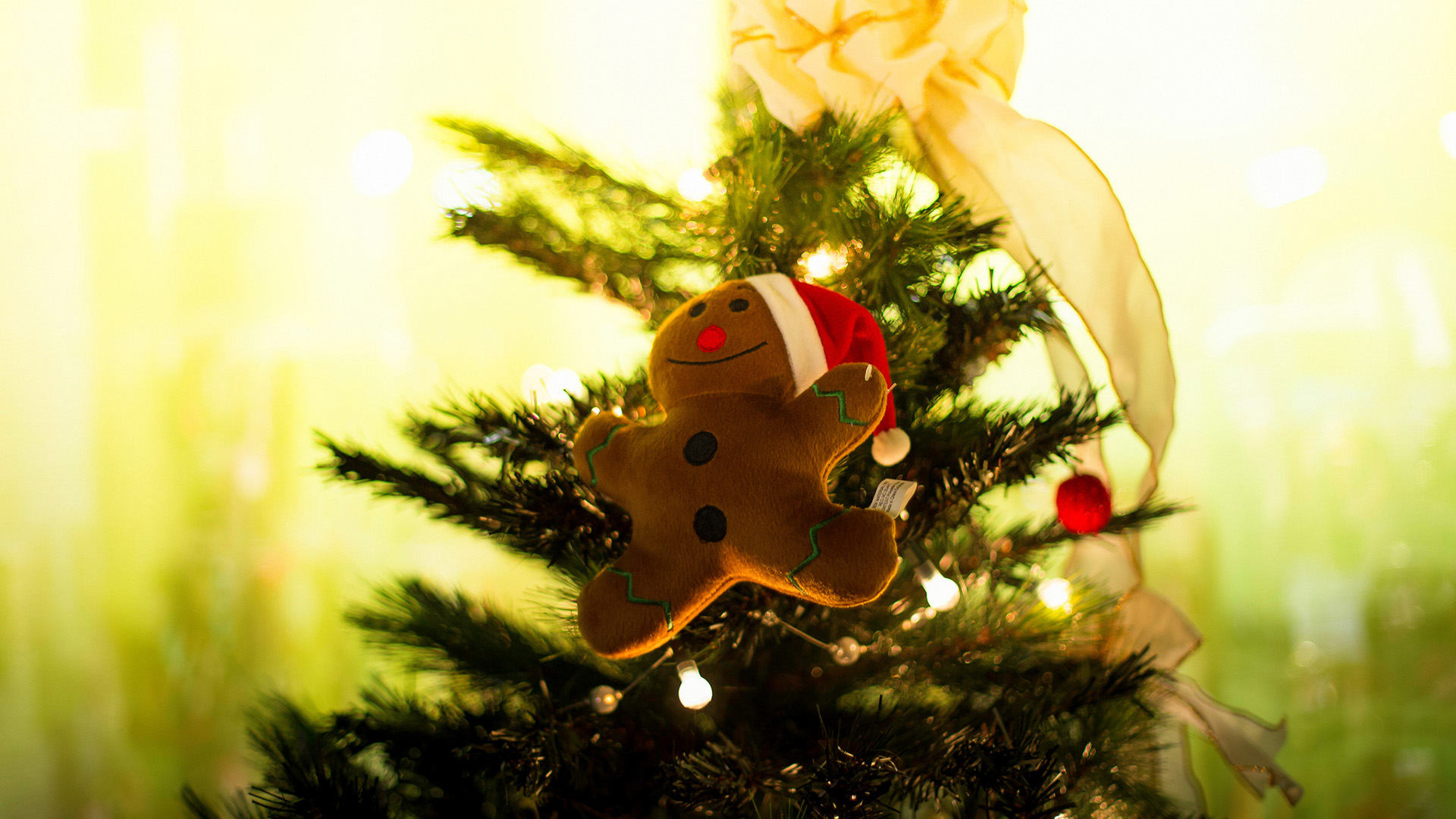 圣诞颂,心情,,姜饼人,可爱,挂件,挂饰,圣诞树,壁纸