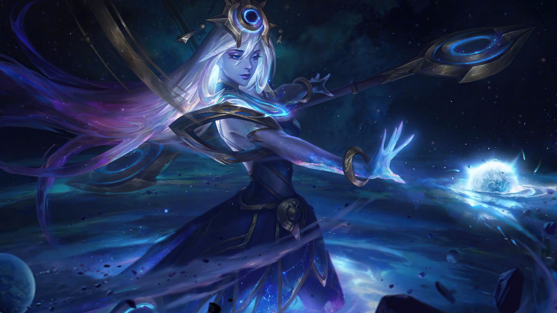LOL英雄联盟拉克丝斩星新皮肤高清壁纸