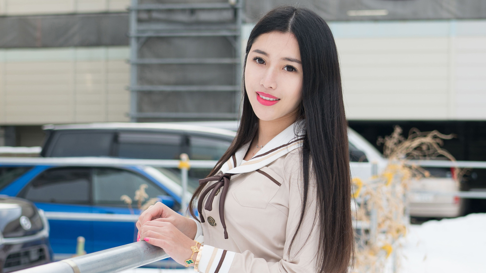 陈嘉嘉长发清纯美女壁纸