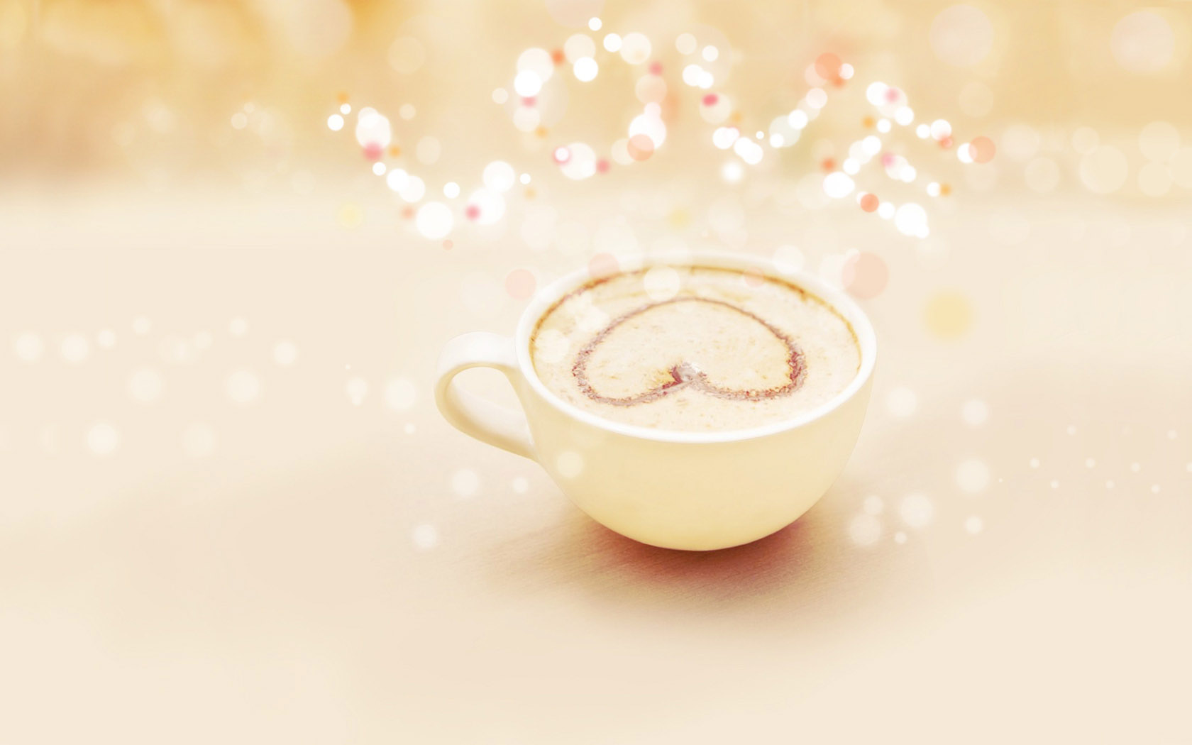 爱情奶茶桌面壁纸