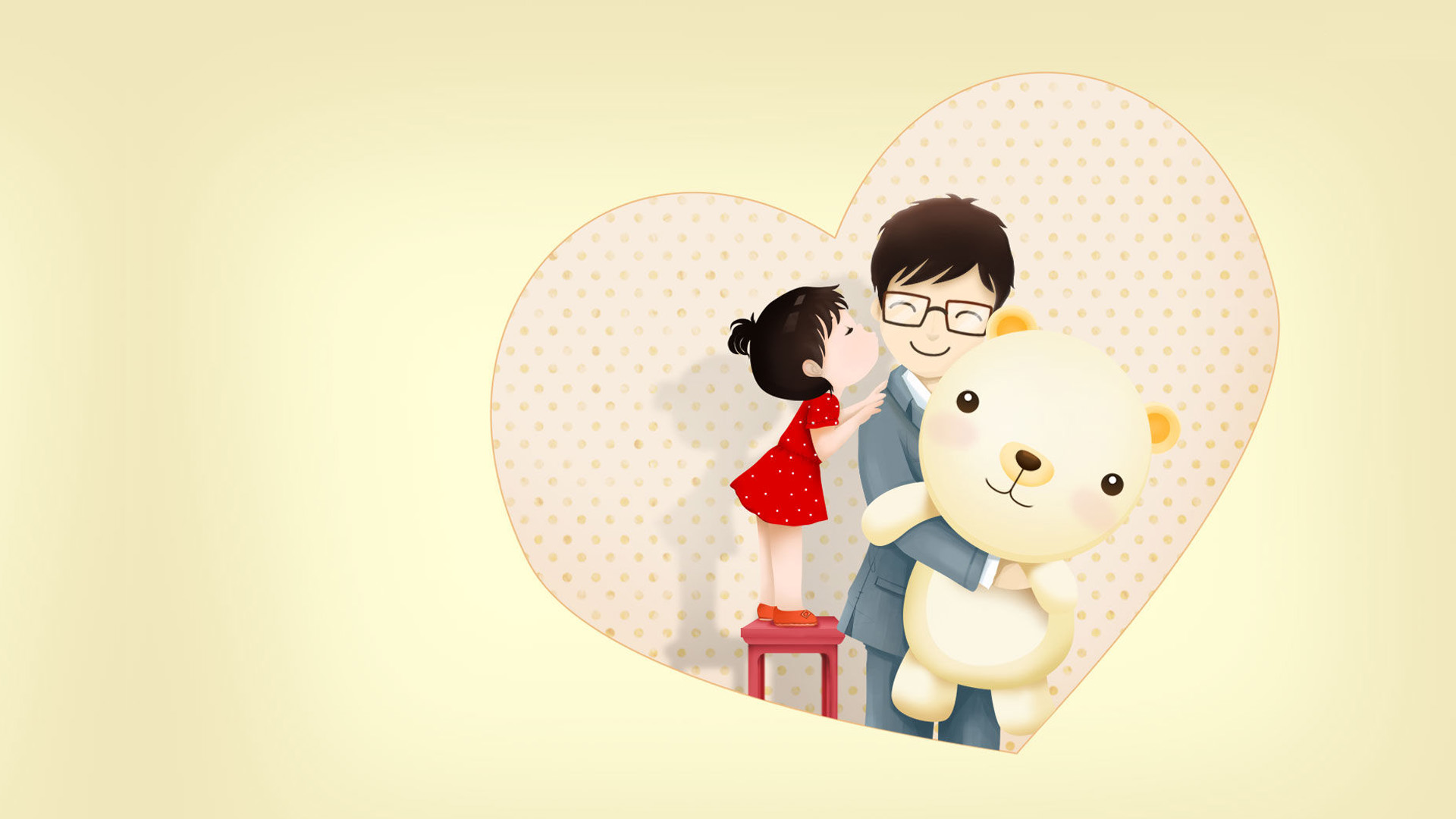 宠爱 2013父亲节可爱壁纸