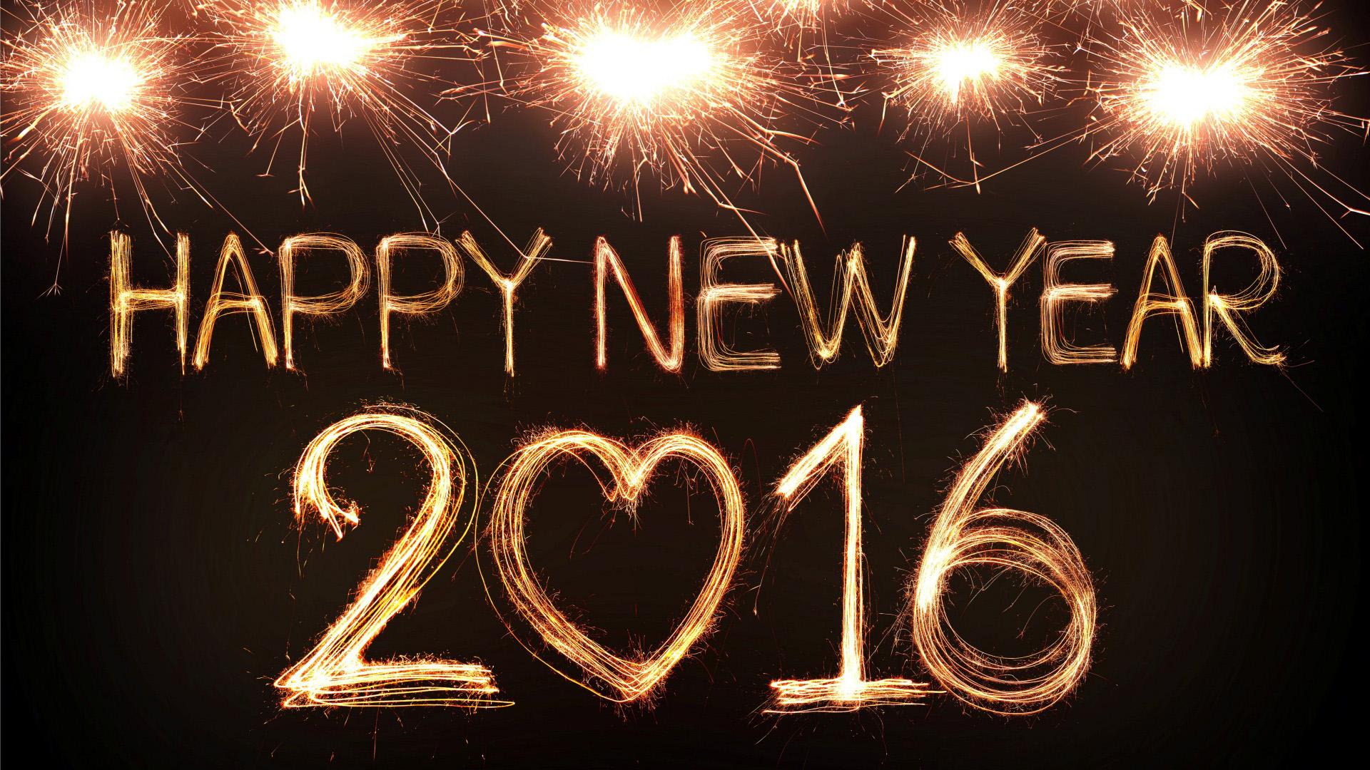 2016年，新年快乐，烟花，2016年最新桌面壁纸