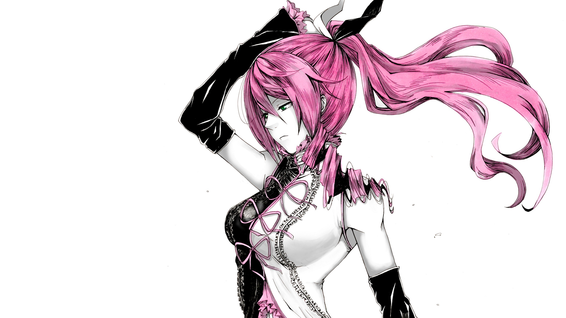 VOCALOID 魔法少女 粉色头发 动漫女生壁纸