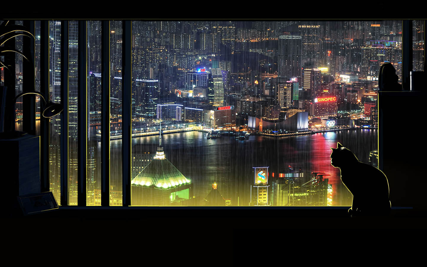 城市夜景桌面壁纸
