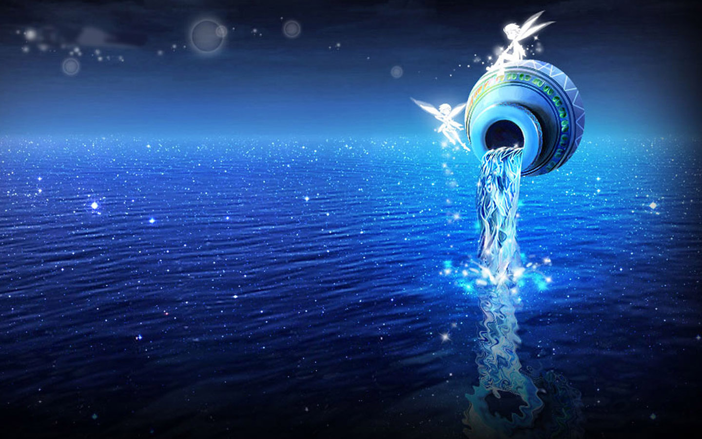 梦境星空海壁纸