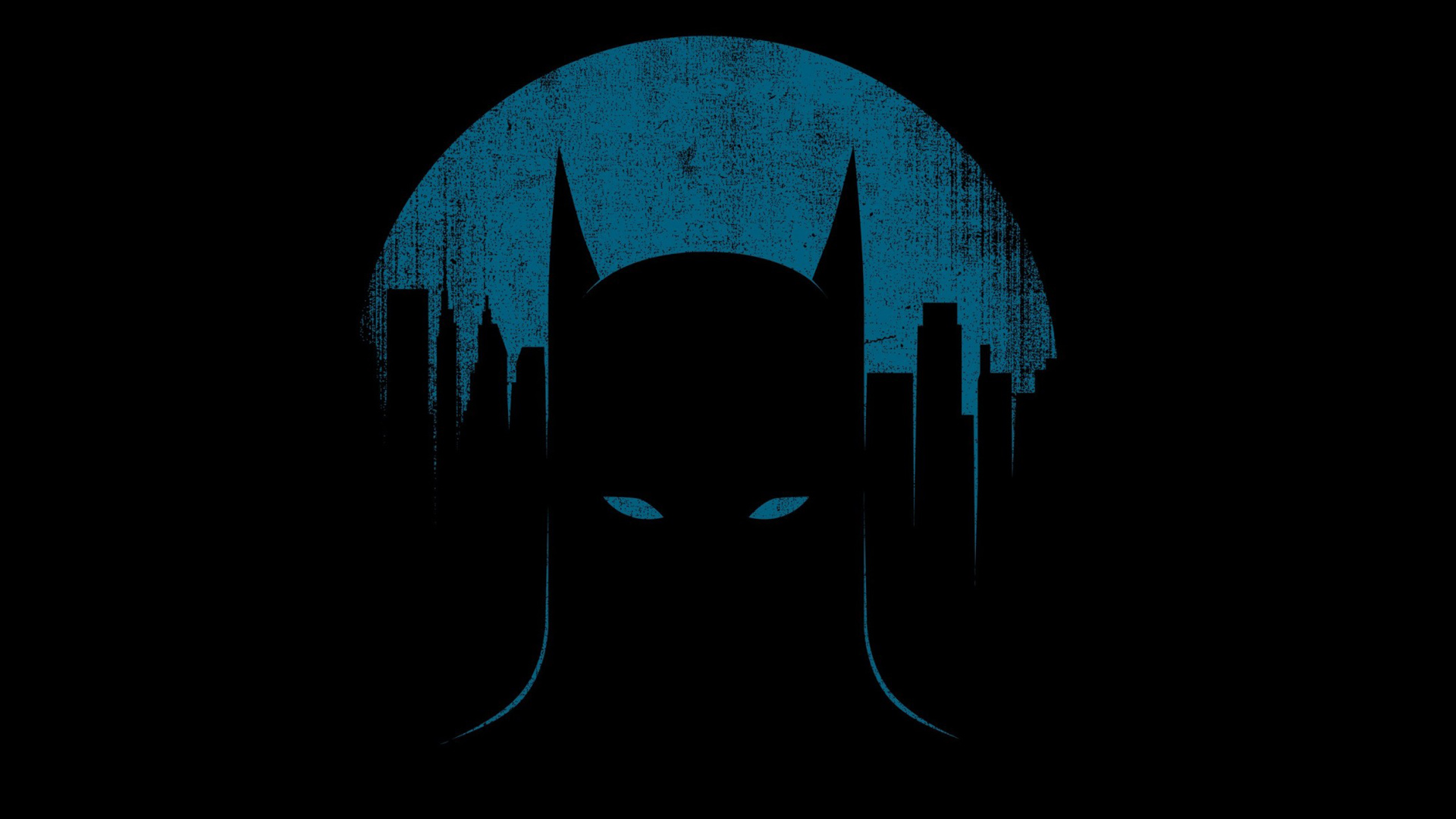 蝙蝠侠，城市，剪影，酷，个性，蝙蝠侠图片，桌面壁纸