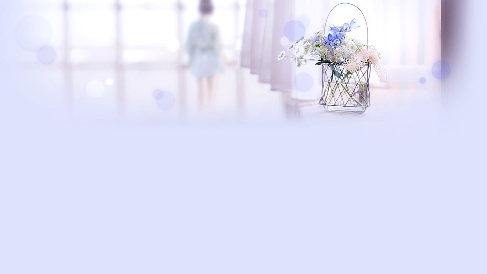 紫蓝色桌面背景图片