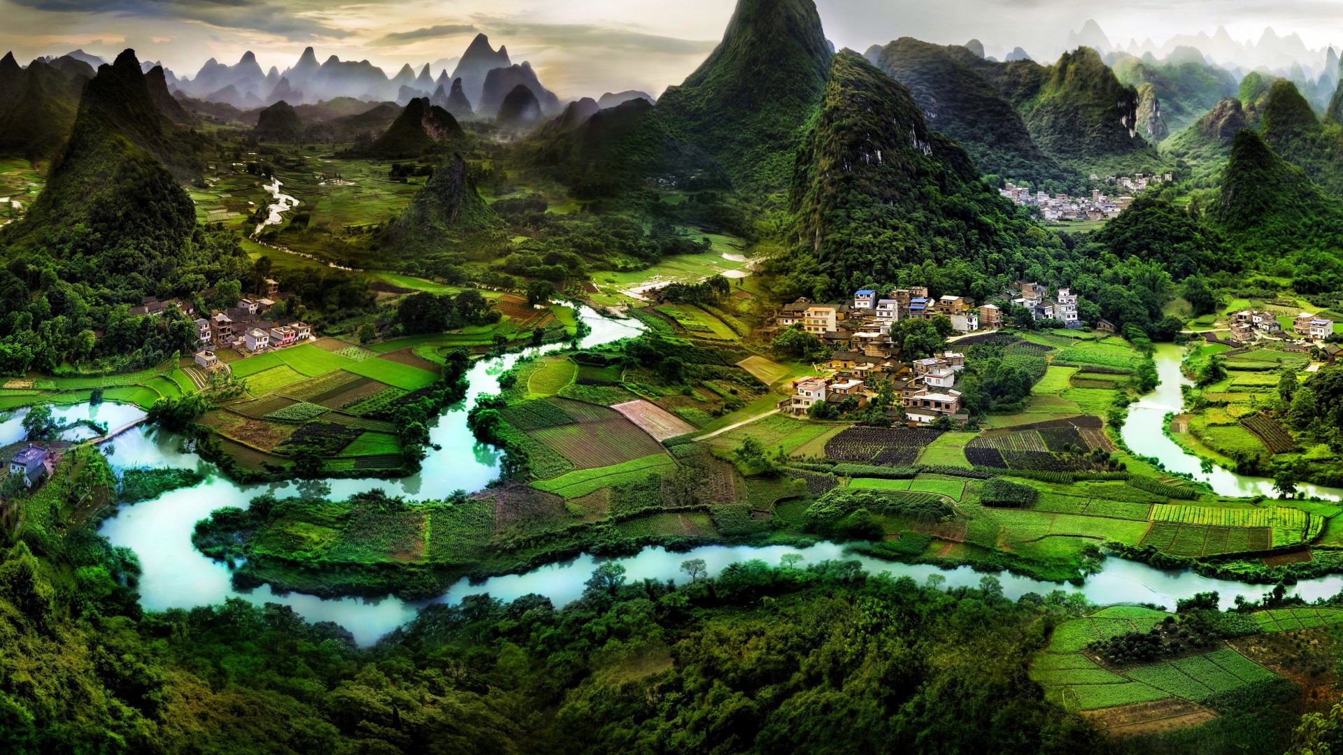 广西桂林山水风景图片 桂林山水风光桌面壁纸
