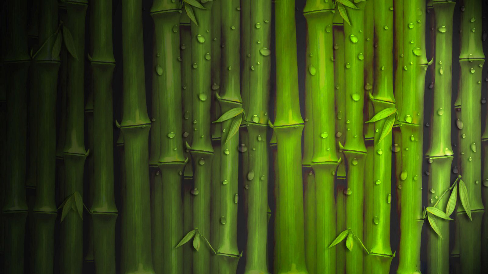 绿色竹子电脑桌面壁纸