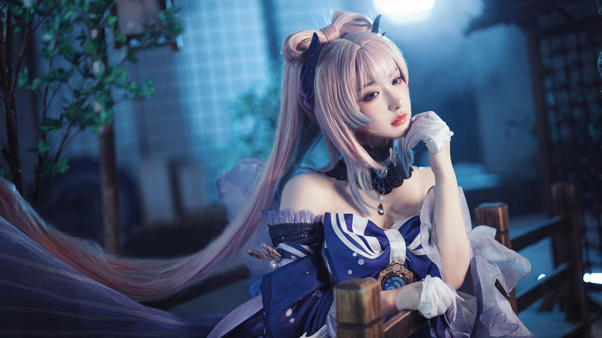 原神 珊瑚宫心海cosplay美女壁纸