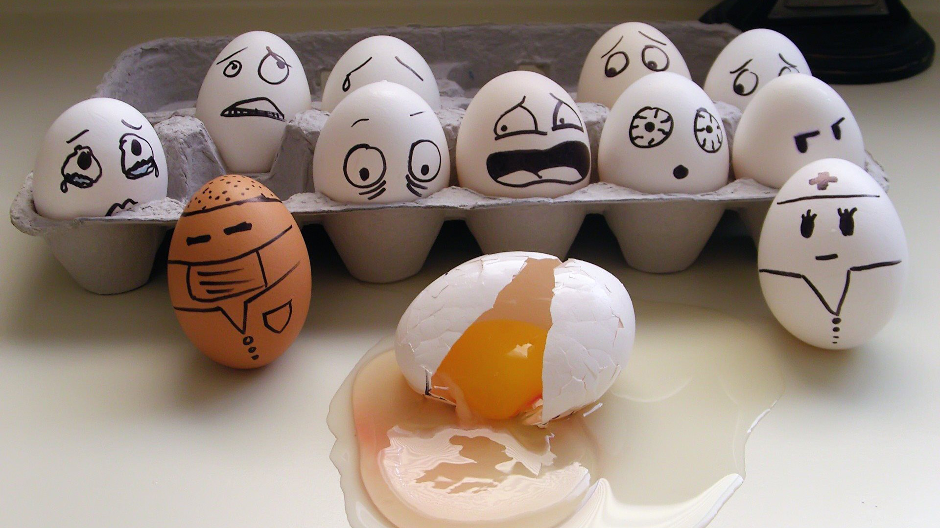 鸡蛋可爱表情大全,鸡蛋情绪桌面壁纸