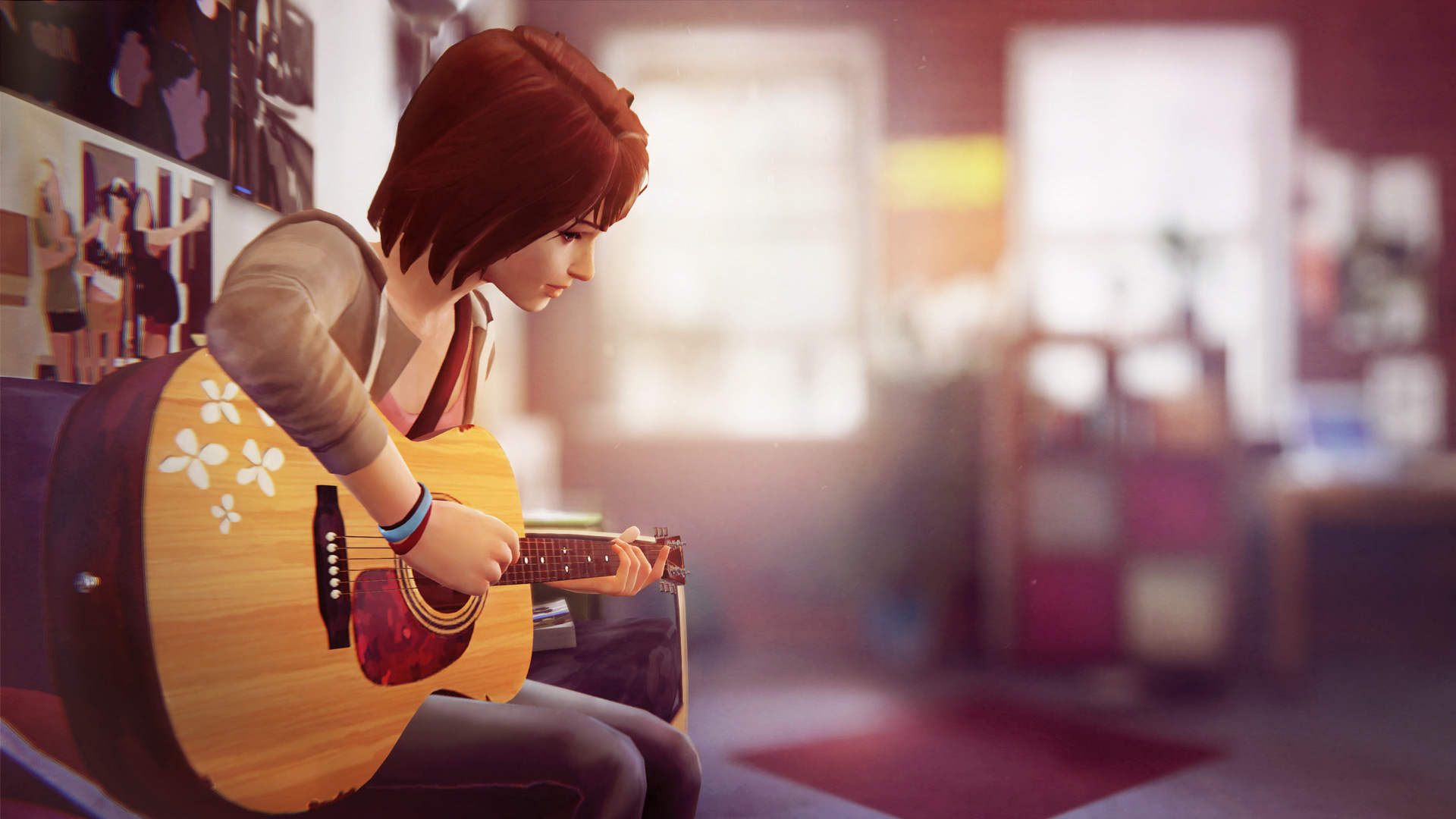 女孩吉它游戏人物壁纸