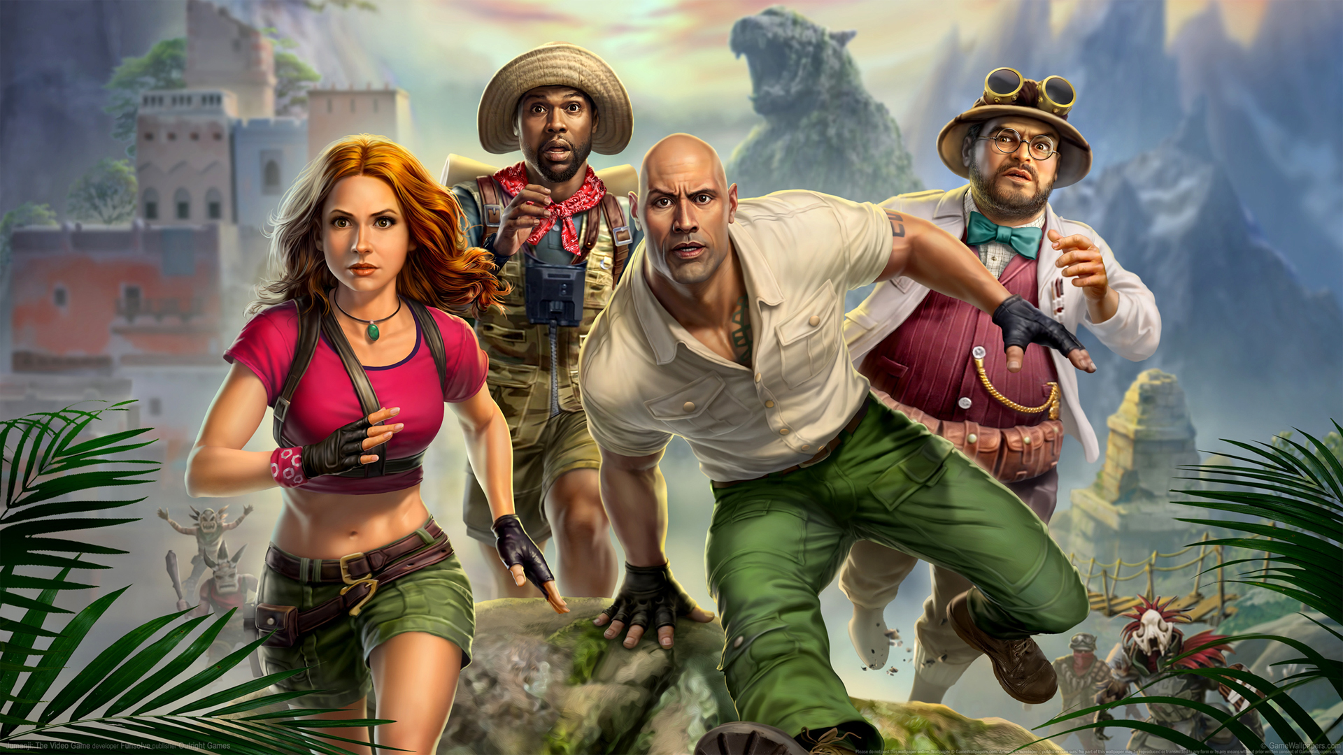 《勇敢者游戏 Jumanji: The Video Game》2k游戏壁纸