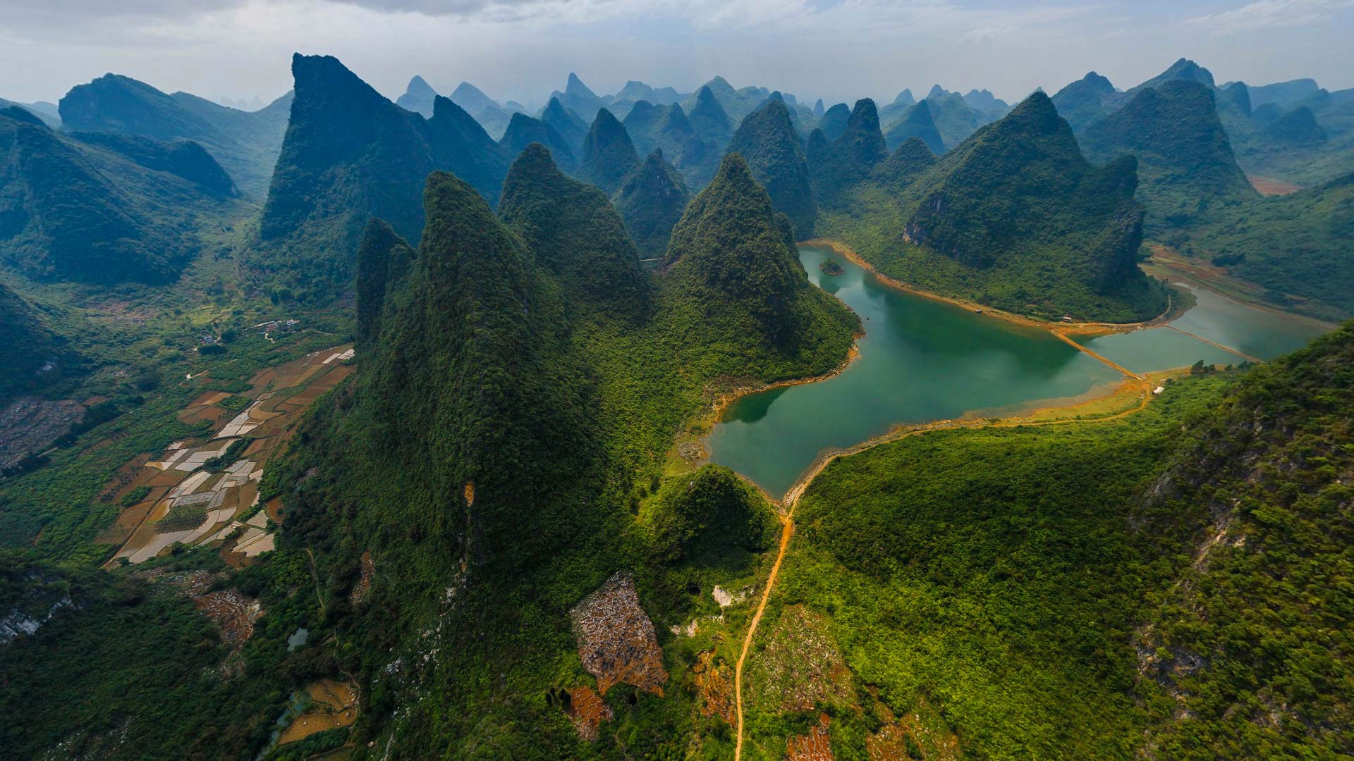 桂林 漓江 山水风景桌面壁纸