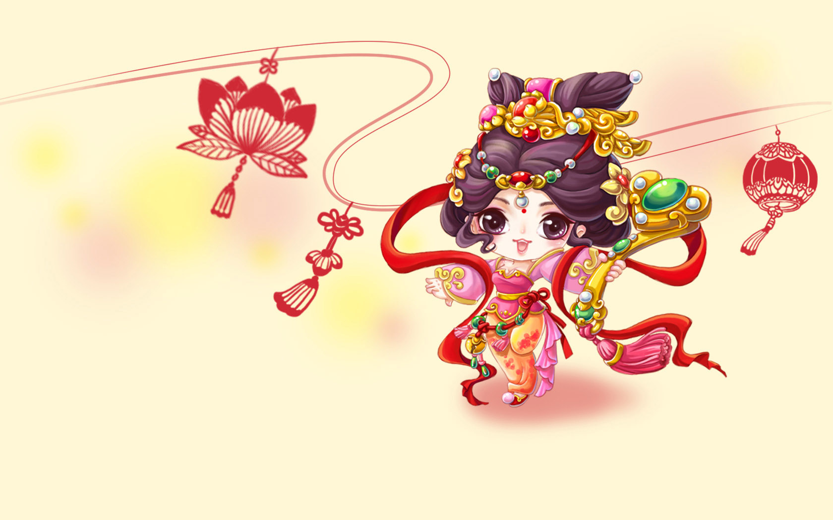 元宵节花灯桌面壁纸