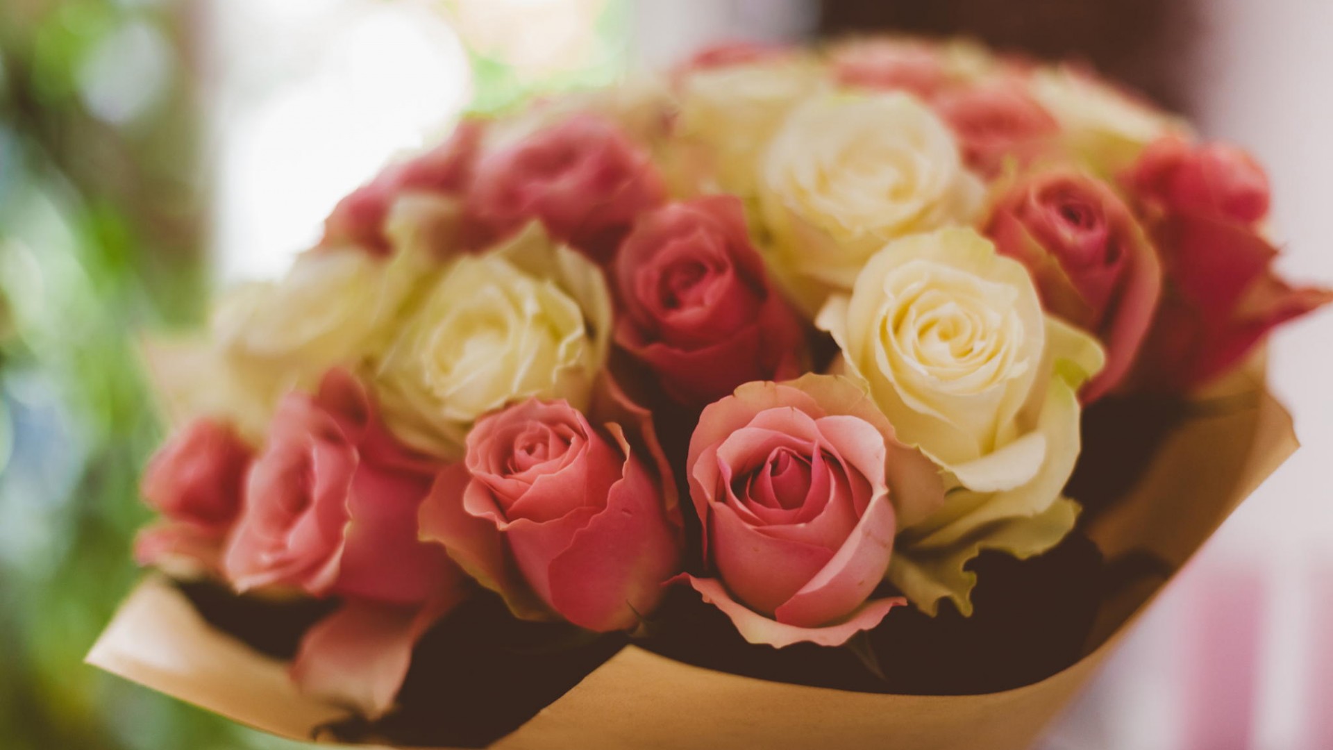 玫瑰,花束,鲜花桌面壁纸