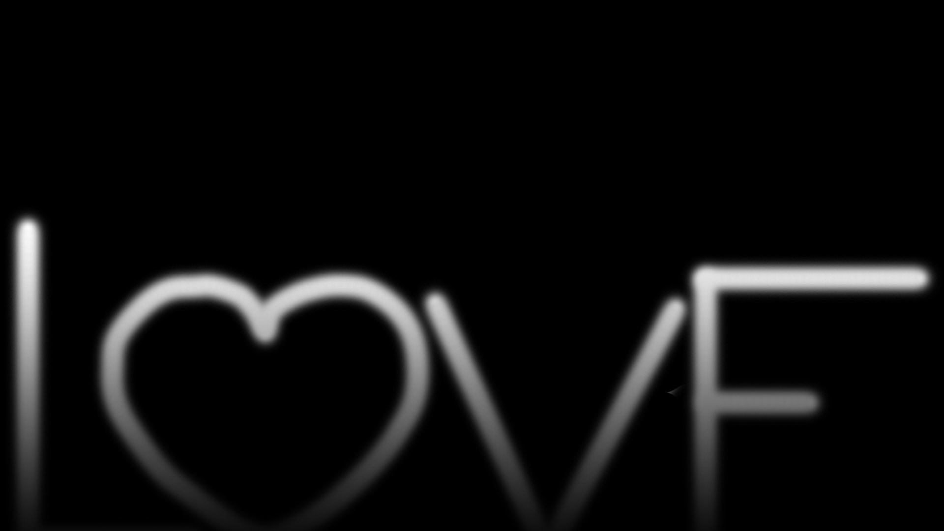 love黑白壁纸