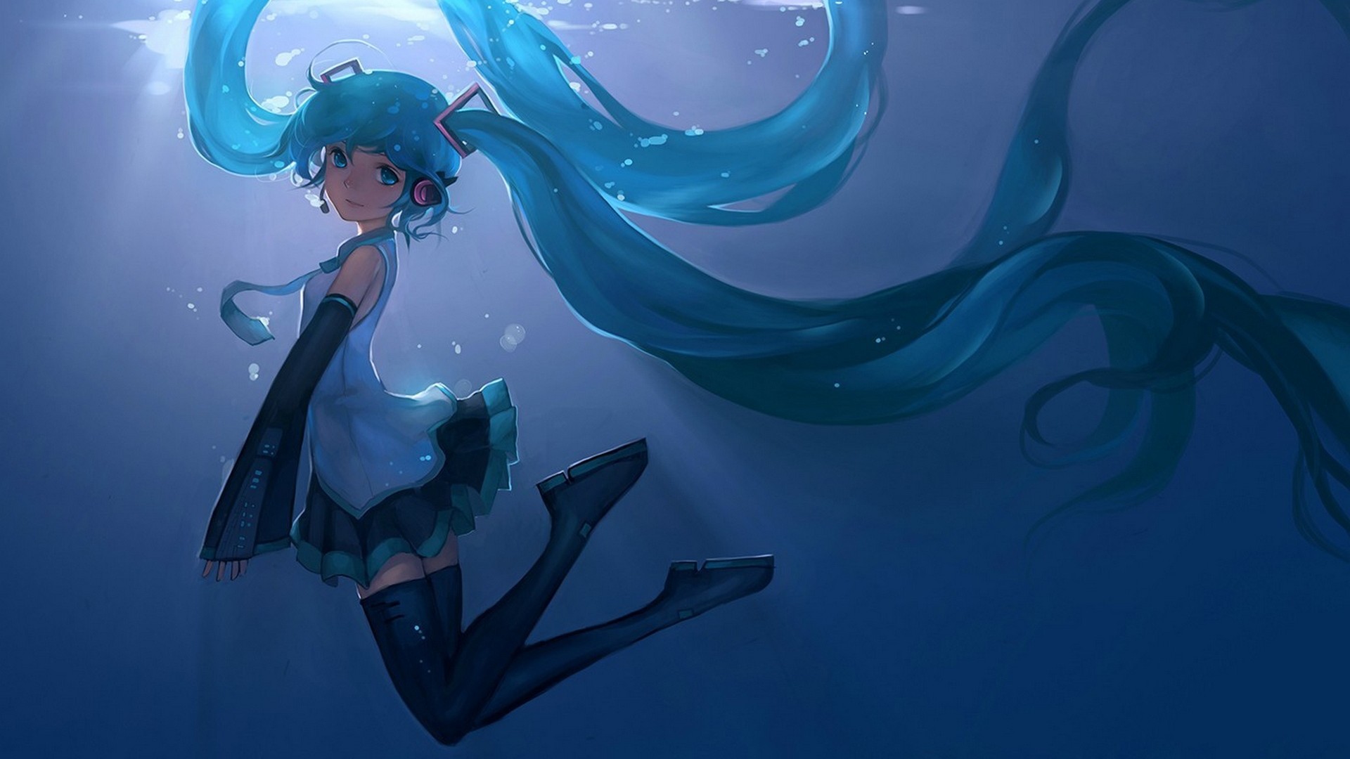 女孩与初音未来