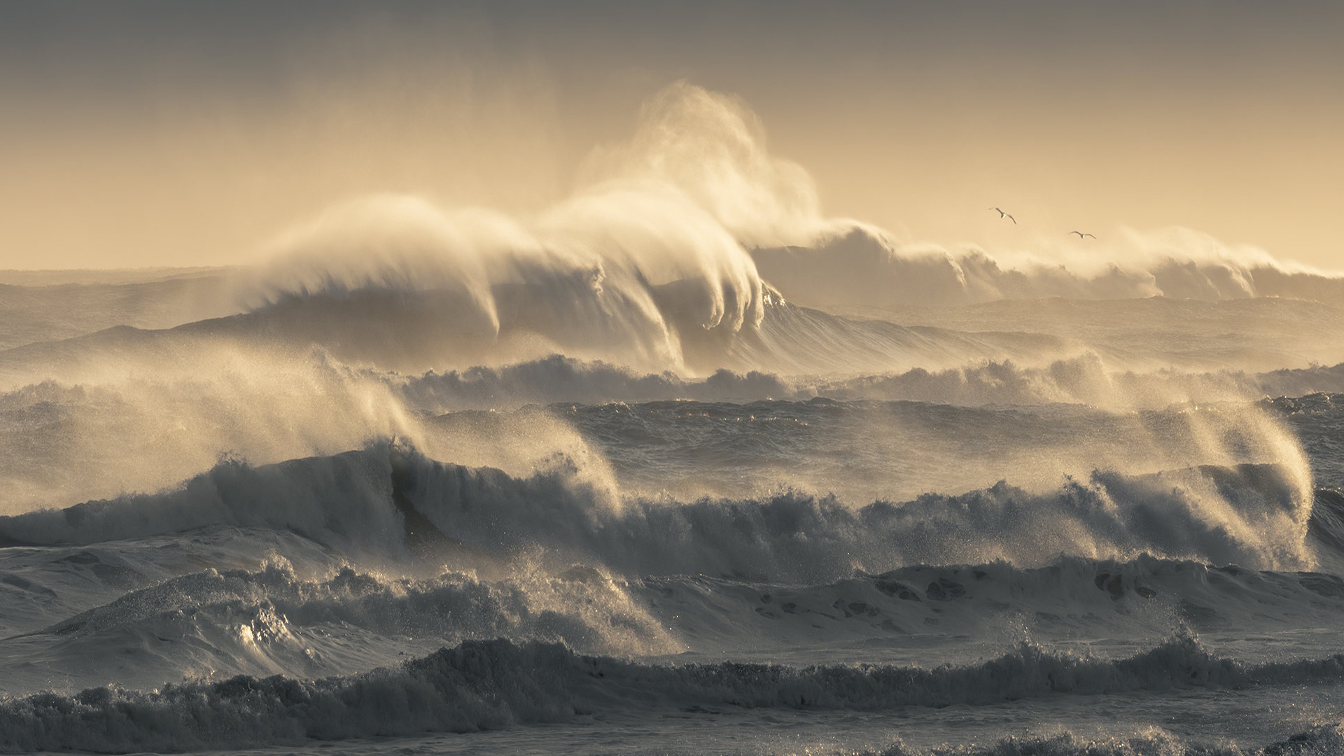 美丽唯美的海浪风景壁纸
