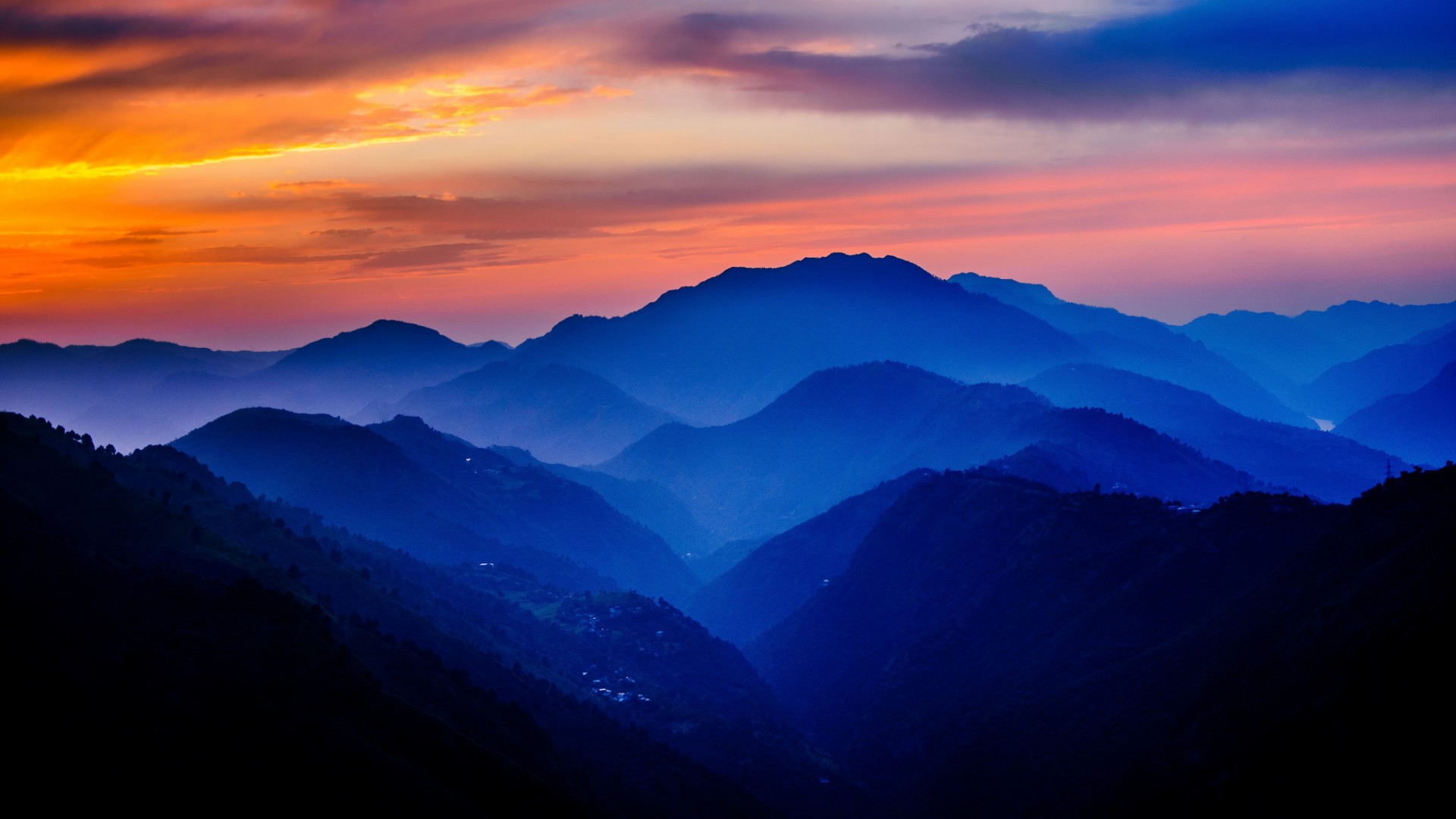 喜马偕尔邦，山，自然风景桌面壁纸