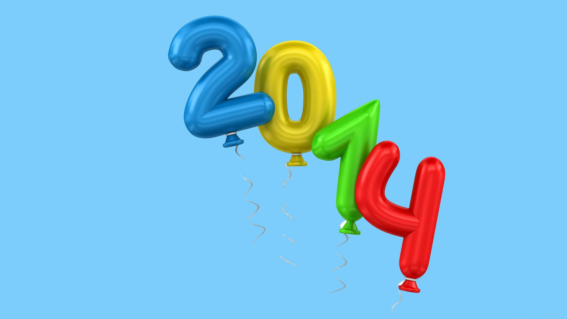 2014新年数字桌面壁纸