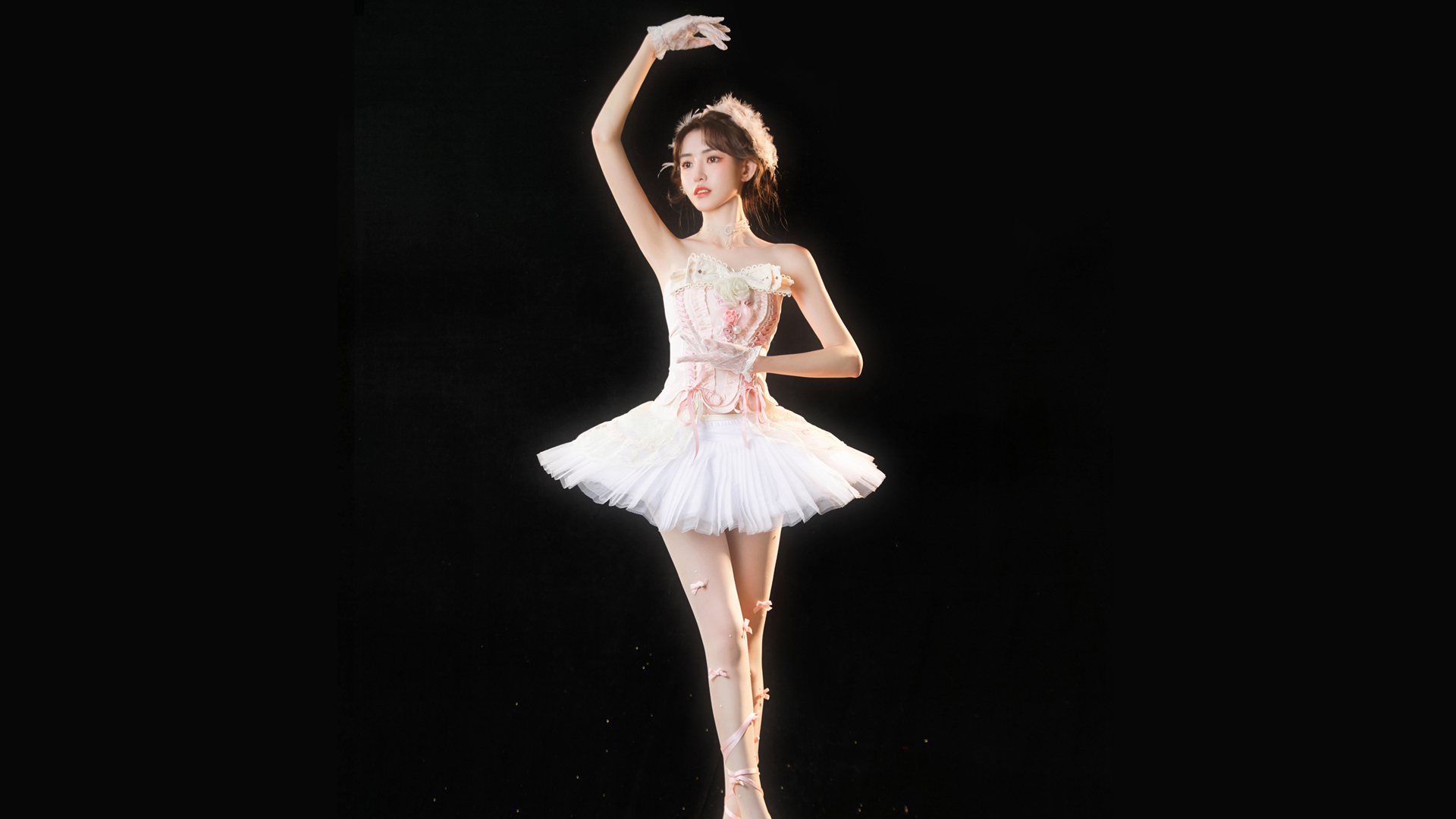 芭蕾舞美女壁纸高清大图预览1920x1080
