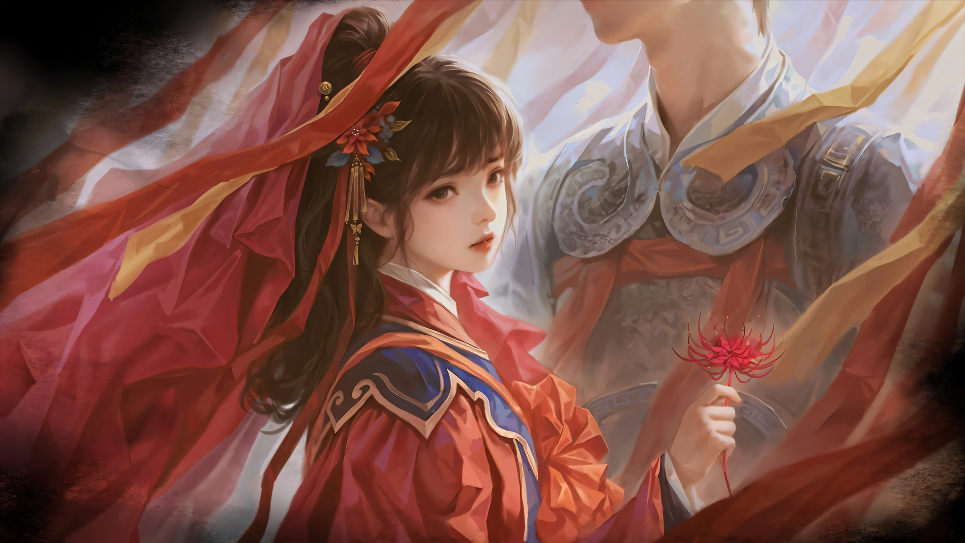 红色纸新娘动漫壁纸，免费电脑壁纸下载新选择