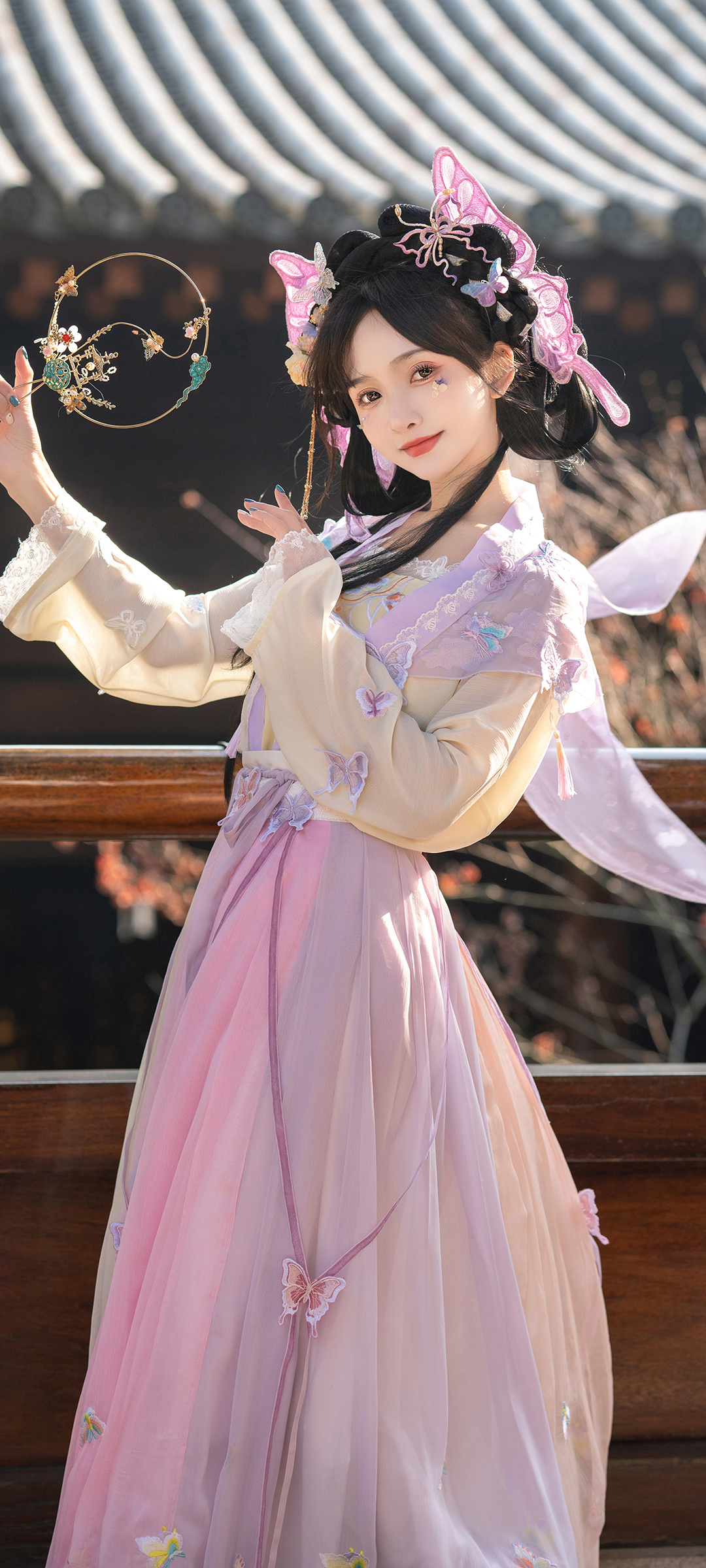 古装古风可爱美女全屏手机壁纸