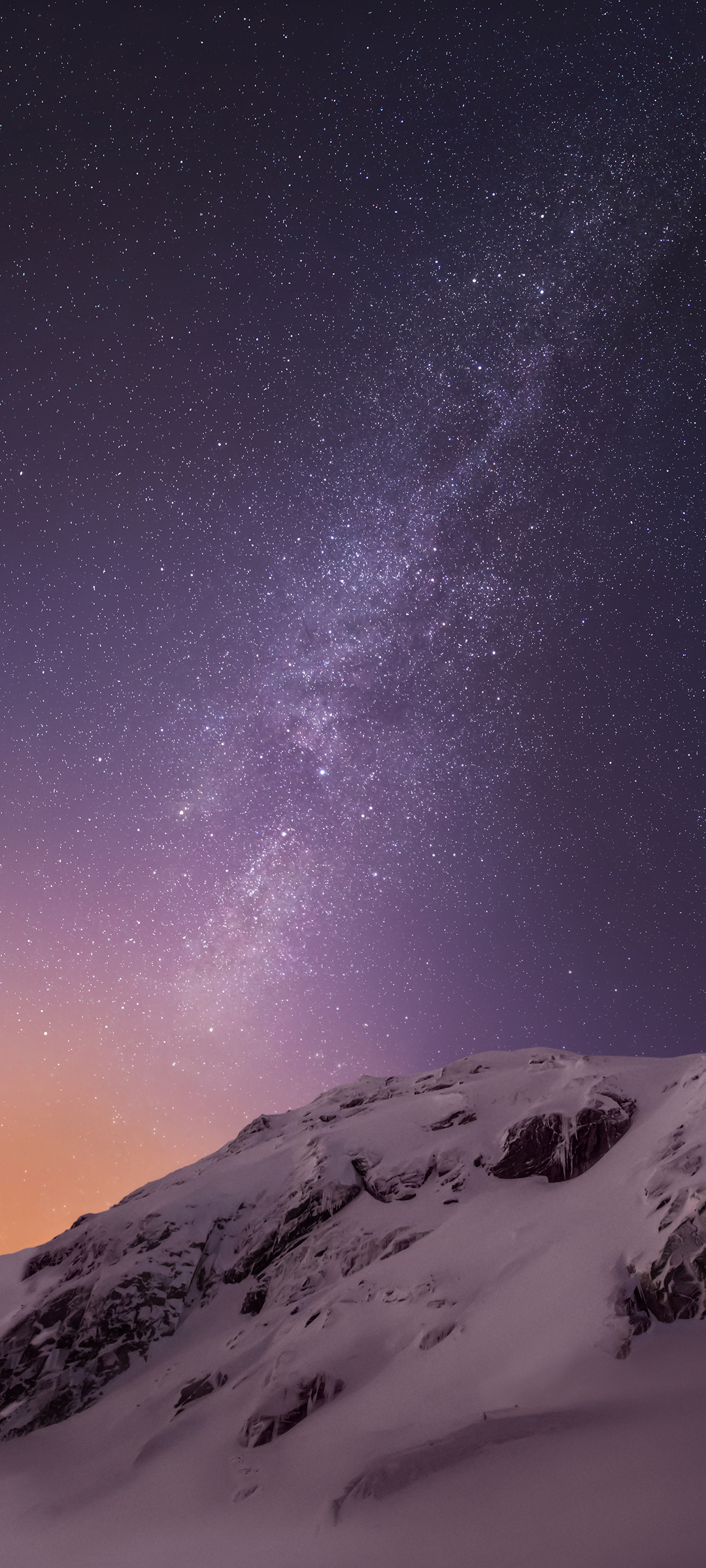 雪山星空风景手机壁纸