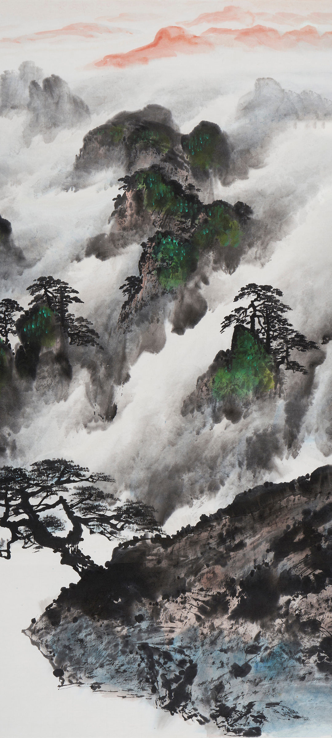 水墨 古风 山 风景手机壁纸