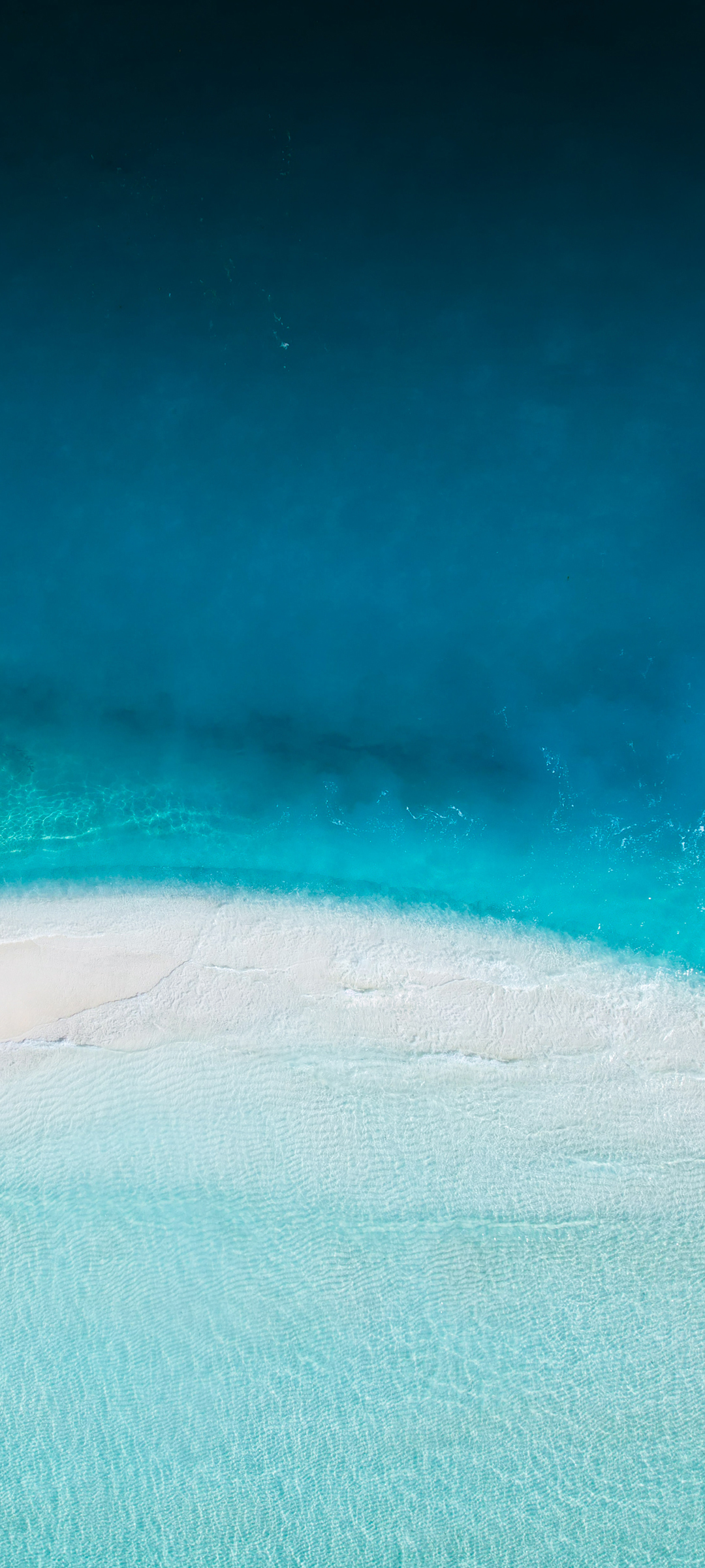 蓝色大海 海水 风景 手机壁纸