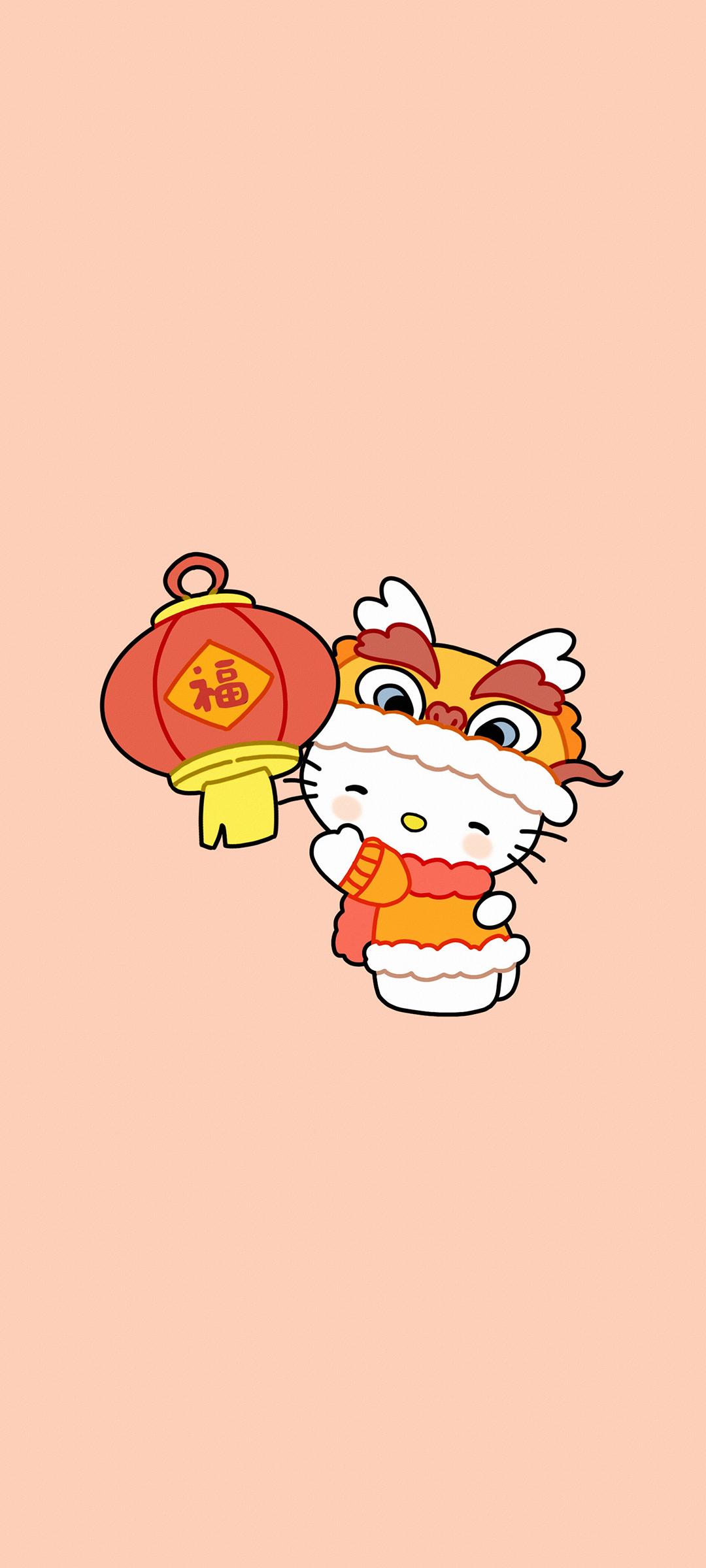 Hello Kitty新年限定，免费手机壁纸精选，一键下载迎新岁