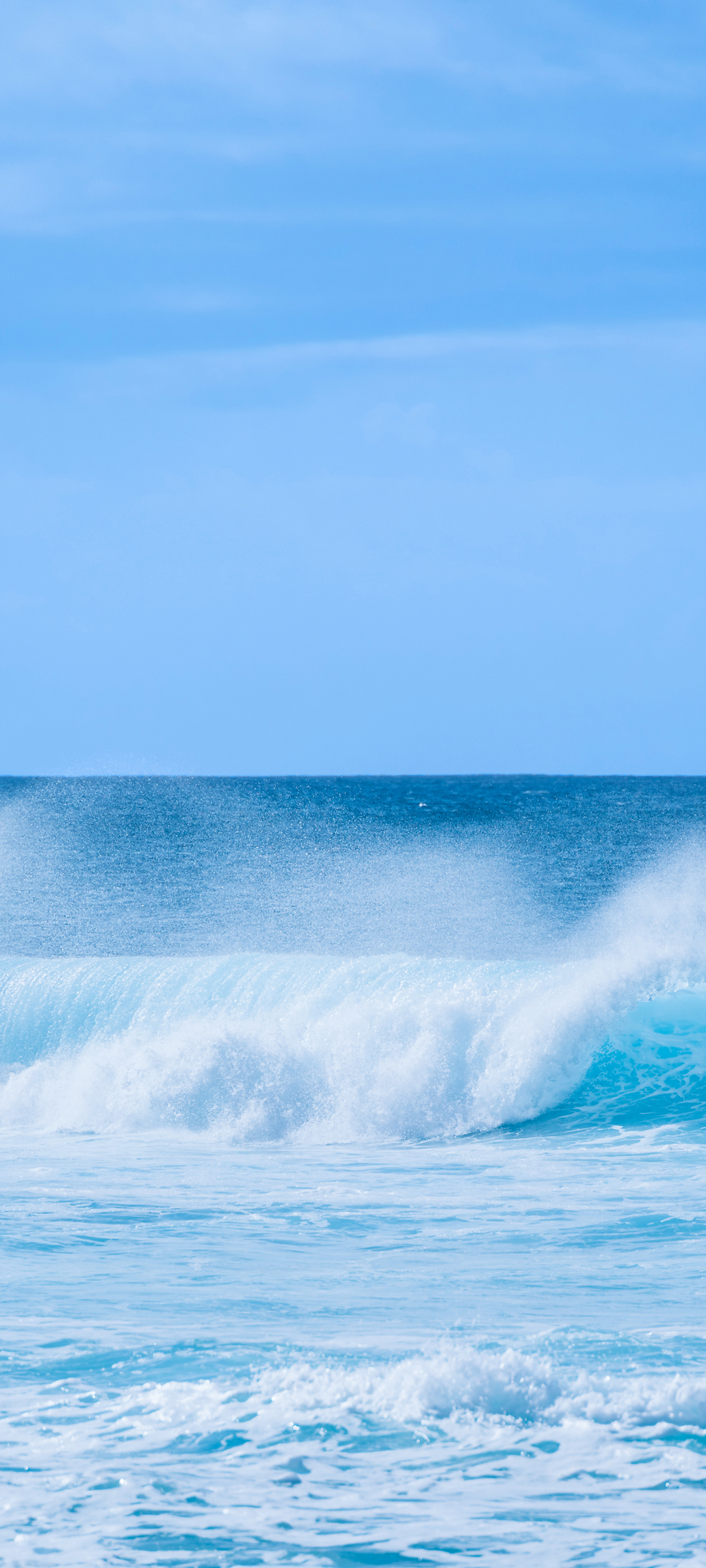 美丽大海海浪风景手机桌面壁纸