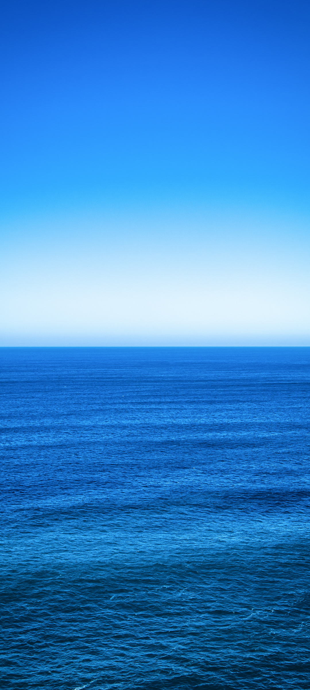 海天一线 蓝色海洋风景手机壁纸