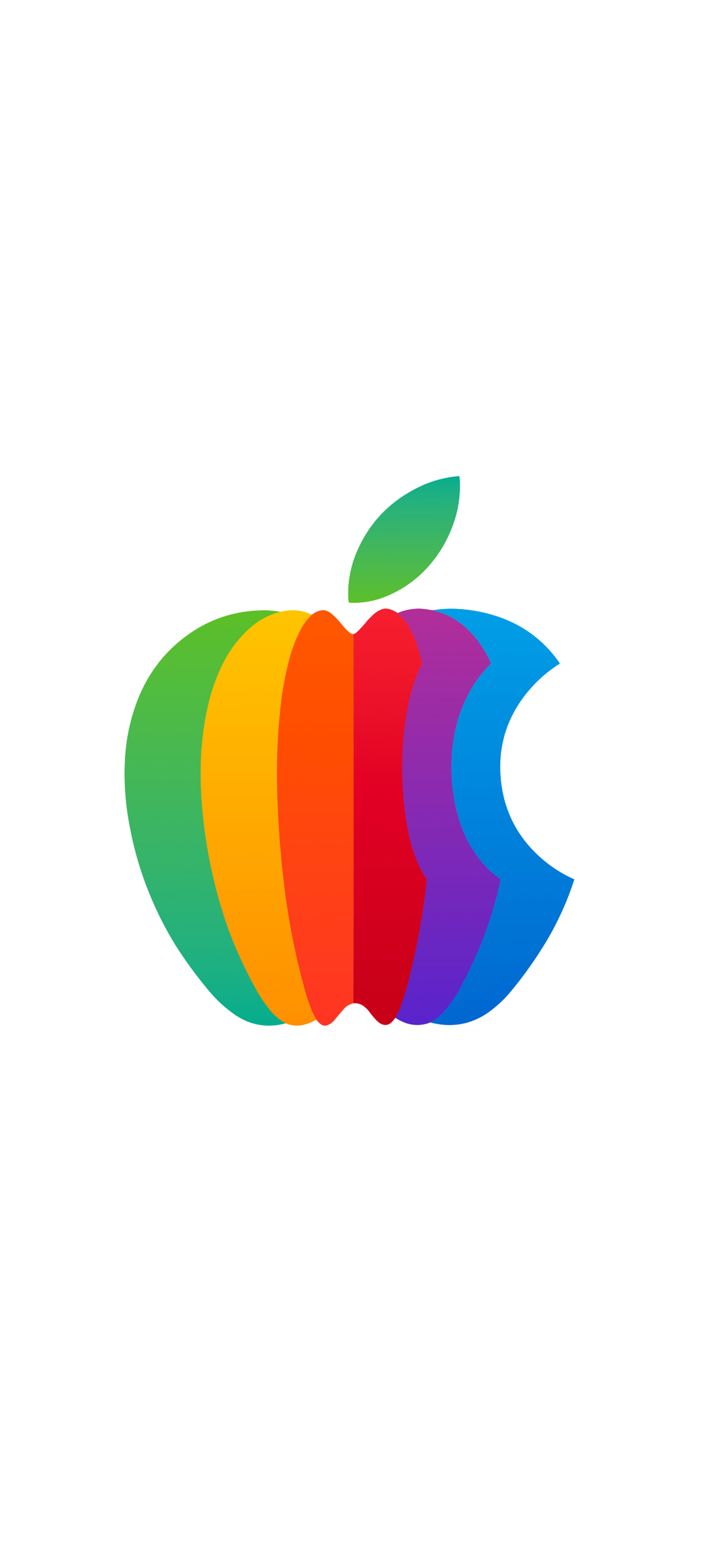 Apple彩色Logo 苹果手机壁纸