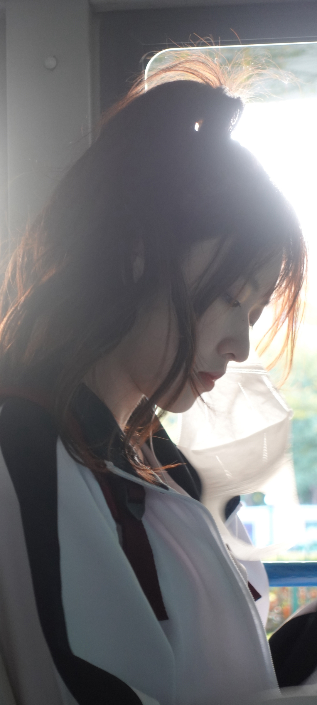 校服美女 侧脸 佘颖欣蛇姐手机壁纸