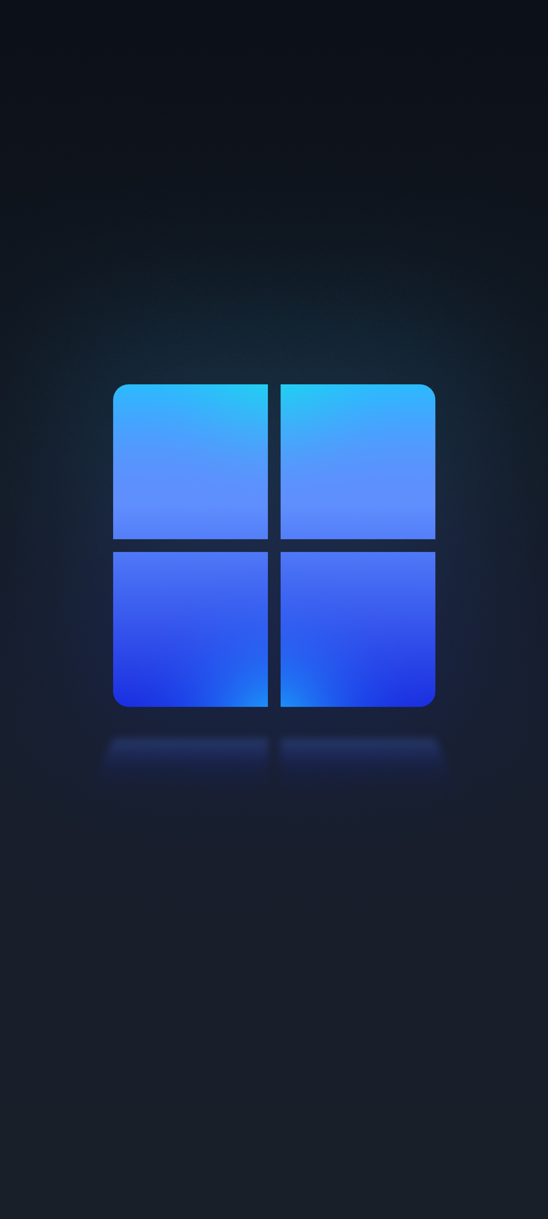 微软windows11系统默认 黑蓝色 高清全屏手机壁纸