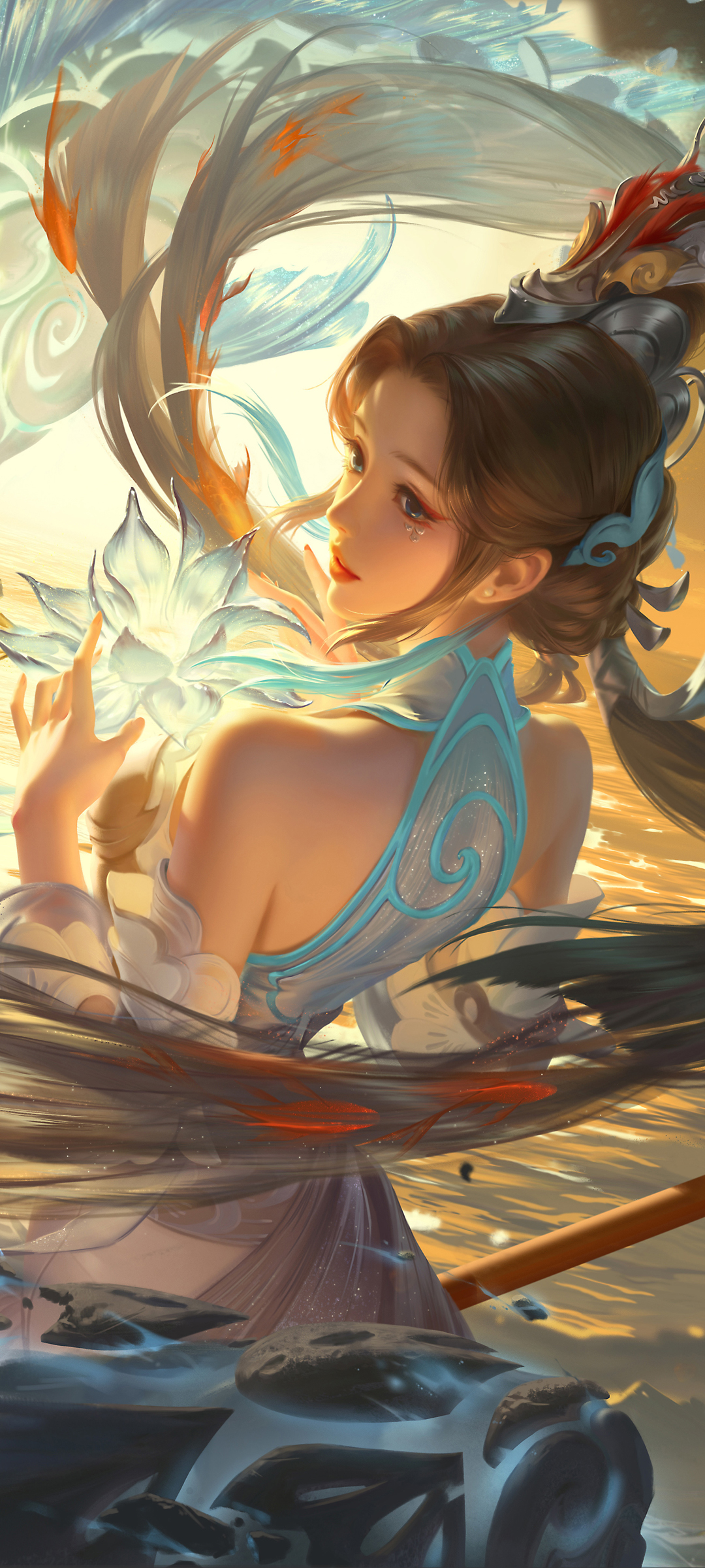王者荣耀白鹤梁神女 大乔高清全屏手机壁纸