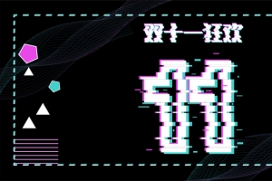 淘宝天猫双十一故障风狂欢黑色banner