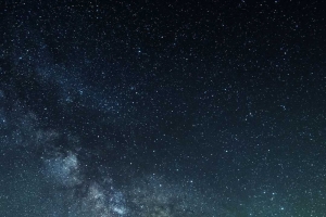 夜晚璀璨星空浪漫背景