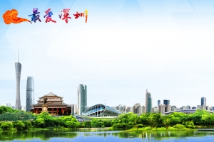 深圳旅游海报banner背景