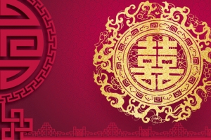 中国红banner