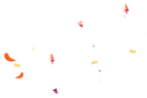 漂浮彩带羽毛