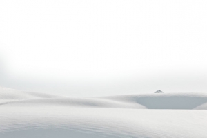 如绘画般的雪山风景