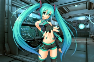 长发美少女VOCALOID 初音未来4K动漫二次元壁纸