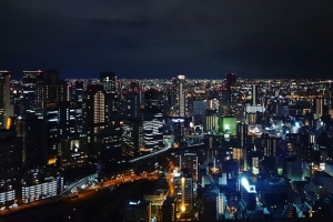 夜城 建筑 城市灯光 4k壁纸 3840x2160