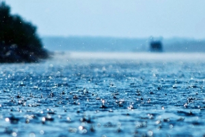 蓝色 下雨背景