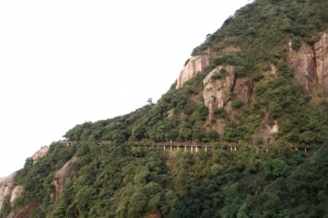 三清山雄伟山峰风景